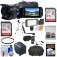 Canon VIXIA HF G50 4K Ultra HD Video Camera Camcorder with Sandisk 128GB & 64GB Memory Cards Deluxe Bundle Cheap