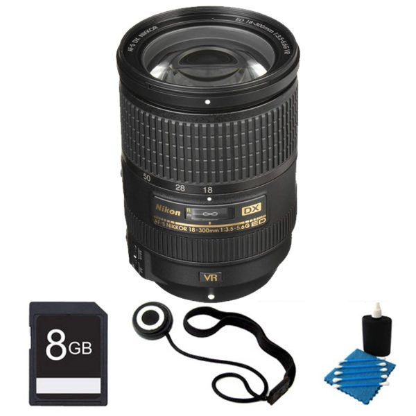 Nikon AF-S DX NIKKOR 18-300mm f 3.5-5.6G ED VR Lens Basic Bundle Online