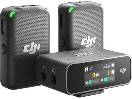 DJI Mic 2-Person Compact Digital Wireless Microphone System Recorder for Camera & Smartphone (2.4 GHz) For Discount