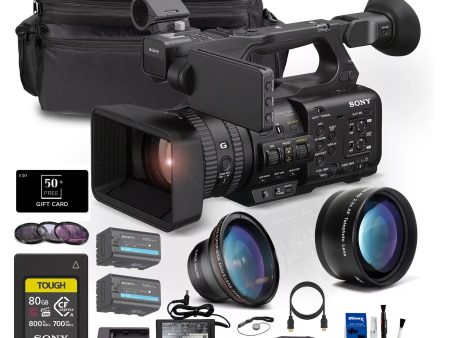 Sony HXR-NX800 4K HDR 1  Sensor NXCAM Camcorder (HXR-NX800) + BuyDirect & Save Gift Card - $50.00 + Sony 80GB CFexpress Card + BP-U35 Battery + Large Case + Telephoto Lens +  Filter Kit + Wide Angle Lens +Cleaning Kit + More (Copy) For Sale