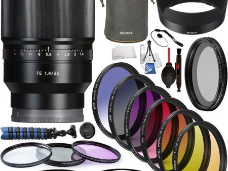 Sony Distagon T* FE 35mm F 1.4 ZA Lens - Professional Lens Bundle on Sale