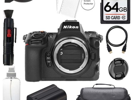 Nikon Z8 Mirrorless Camera (Body) 64GB + Bag+ Screen Protector - Basic Kit Online Hot Sale