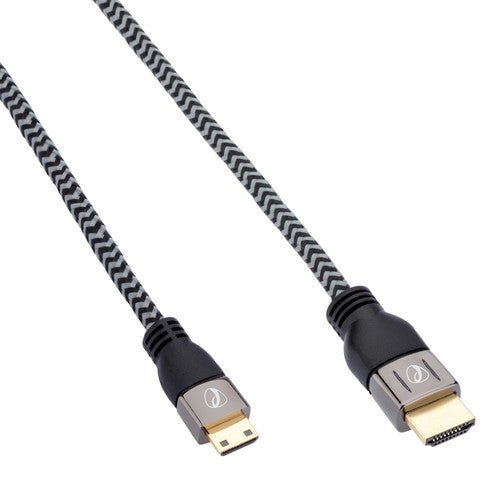 Pearstone Active Braided High Speed Mini HDMI to HDMI Cable with Ethernet - 6  (1.8 m) Fashion