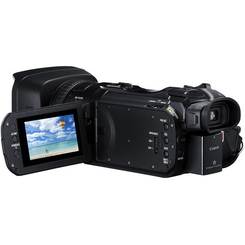 Canon Vixia HF G60 UHD 4K Camcorder with Bundle With Video Bag, 128GB SDXC U3 Card, Spare Battery, Video Mic, LED Light Online Sale