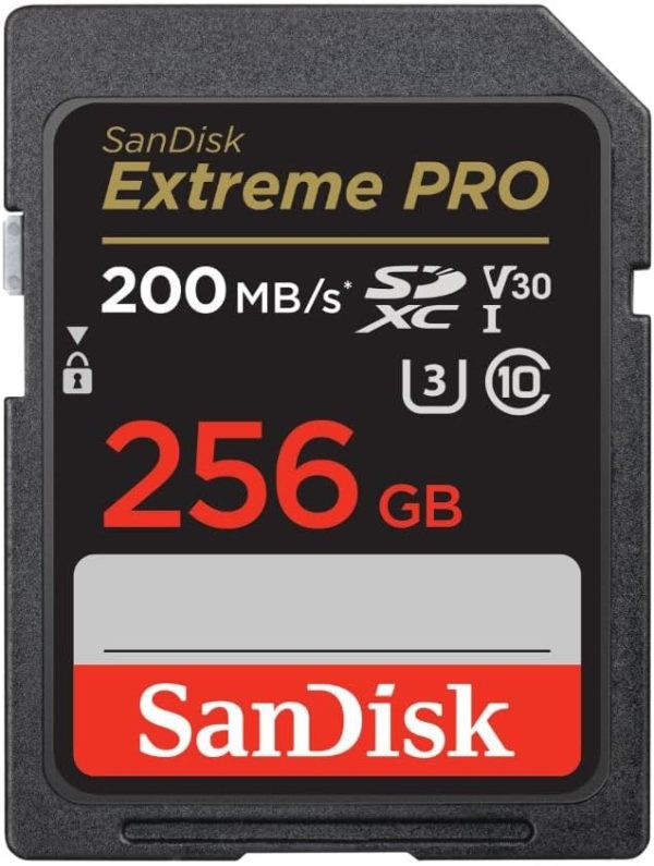 SanDisk 256GB Extreme Pro SDXC UHS-I Memory Card - C10, U3, V30, 4K UHD, SD Card - SDSDXXD-256G-GN4IN Supply