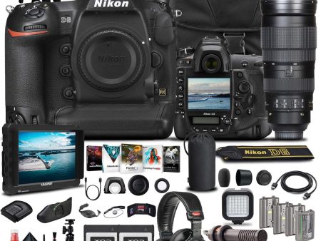 Nikon D6 DSLR Camera (Body Only) Nikon 200-500mm Lens 4K Monitor 2 x 120GB XQD Headphones 3 x ENEL18C Battery Mic Corel Software Tripod More Discount