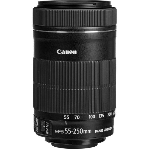 Canon EF-S 55-250 f 4-5.6 Is STM (8546B002) Pro Lens Kit Bundle Discount