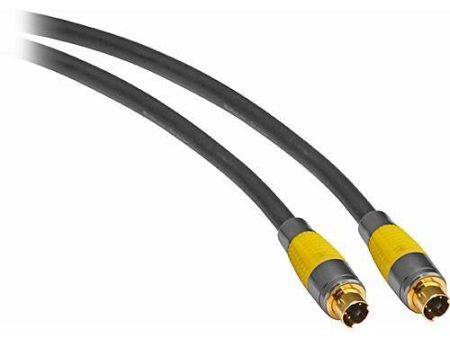 Pearstone Gold Series Premium S-Video Male to S-Video Male Video Cable - 15  (4.6 m) For Discount