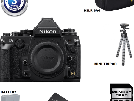 Nikon Df DSLR Camera (Body Only, Black) USA Sale