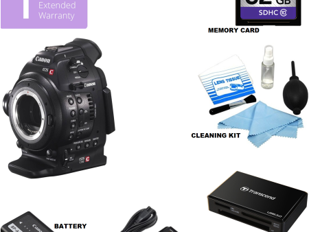 Canon EOS C100 Cinema EOS Camera (Body) Essential Kit USA on Sale