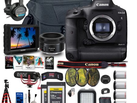 Canon EOS-1D X Mark III DSLR Camera (Body Only) Ultimate Bundle With 4K Monitor + 2 x Sony 128GB CFexpress + More on Sale