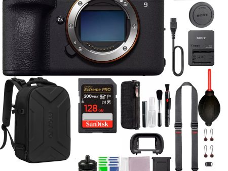 Sony Alpha a9 III Mirrorless Camera with SanDisk + Backpack - Extreme PRO 128GB Accessories Plus Bundle Online now