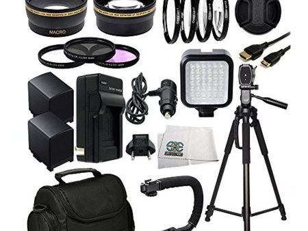 Advanced Accessory Package For Canon XA10 XA20 XA25 XA30 XA35 XF100 XF105 XH A1 XH A1S XH G1 XH G1S XF300 XF305 GL1 GL2 HD Professional Camcorders Discount