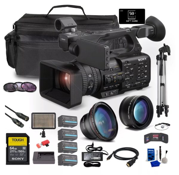 Sony HXR-NX800 4K HDR 1  Sensor NXCAM Camcorder (HXR-NX800) + 3 x BP-U35 Battery + BuyDirect & Save Gift Card - $50.00 + 1 x 64GB SF-M Tough Series Memory Card + Neutrik XLR Male to XLR Female Microphone Cable (25 ,) + More Cheap