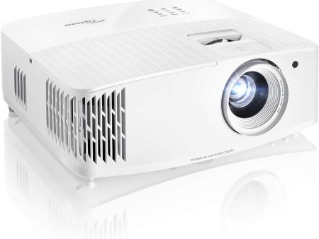 Optoma True 4K UHD Home Theater Gaming Projector - White (UHD35) Open Box (8 10) Discount