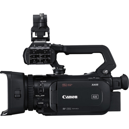 Canon XA55 Professional UHD 4K Camcorder USA Supply