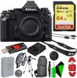 Nikon Df DSLR Camera (Black Silver) - Pro Travel Bundle Cheap