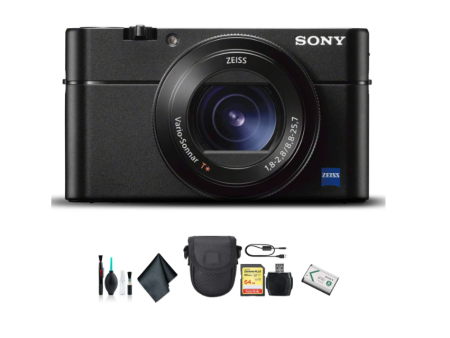 Sony Cyber-shot DSC-RX100 VA Digital Camera with Soft Bag, 64gb Memory Card, Card Reader , Plus Essential Accessories Online