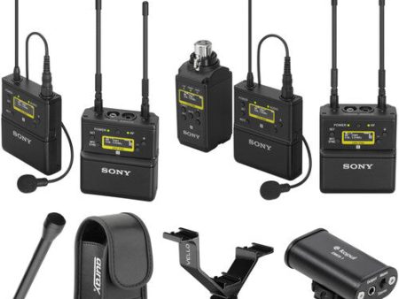 Sony UWP-D Two-Receiver Camera-Mount Wireless Combo Microphone System Kit Online Sale