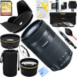 Canon EF-S 55-250mm f 4-5.6 IS STM Lens (8546B002)+ 64GB Ultimate Filter Bundle Fashion