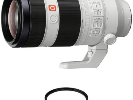 Sony FE 100-400mm f 4.5-5.6 GM OSS Lens with UV Filter Kit Discount