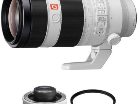 Sony FE 100-400mm f 4.5-5.6 GM OSS Lens with 1.4x Teleconverter Kit Supply