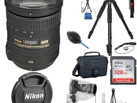 Nikon AF-S DX NIKKOR 18-200mm f 3.5-5.6G ED VR II Lens Rain Bundle Online Sale