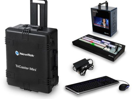 NewTek TriCaster Mini HD-4sdi Bundle with Control Surface and Travel Case Supply