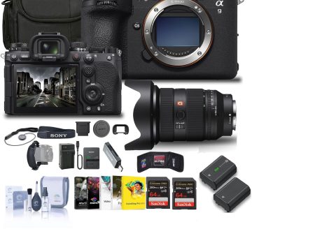 Sony Alpha a9 III Mirrorless Camera - 24.6MP Full Frame Global Shutter (ILCE-9M3), + Sony FE 24-70mm Lens, 2 X 64GB Memory Card, Filter Kit, Bag,  2 X NP-FZ100 Compatible Battery + MORE For Sale