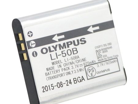 Olympus Li-50B Rechargeable Li-Ion Battery (3.7V, 925 mAh) Online