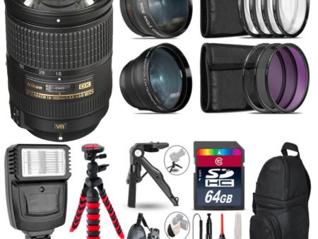 Nikon AF-S DX NIKKOR 18-300mm f 3.5-5.6G ED VR Lens Mega Bundle Online now