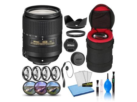 Nikon AF-S DX 18-300mm f 3.5-6.3G ED VR Lens (2216) Intl Model Bundle on Sale