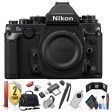 Nikon DF DSLR Camera (Black Silver) w  Extra Accessory Bundle Supply