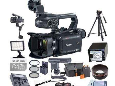 Canon XA35 Professional Camcorder + FULL SIZE TRIPOD MEGA BUNDLE Online Sale