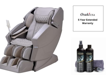 Osaki OS-3D Ai Vito Massage Chair with 5-year Warranty & Leather Cleaning Kit Online Sale