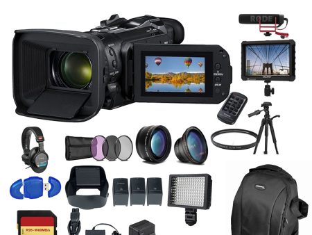 Canon Vixia HF G60 UHD 4K Camcorder Deluxe Bundle Online Sale