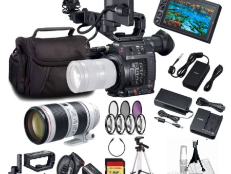 Canon EOS C200 Cinema Camera (EF-Mount) W Canon EF 70-200mm W  64GB & More Online