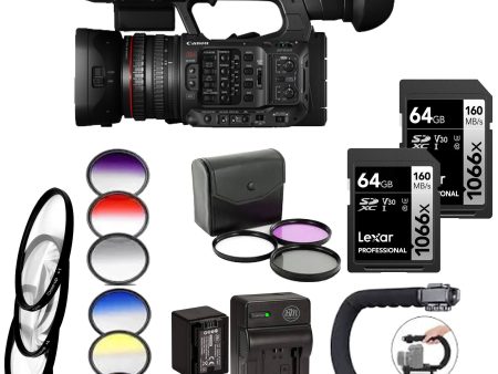 Canon XF605 UHD 4K HDR Pro Camcorder Professional Kit For Sale