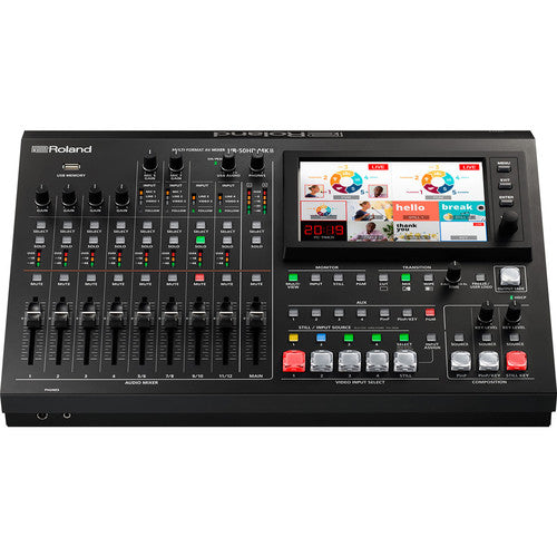 Roland VR-50HD MK II Multi-Format AV Mixer with USB 3.0 Streaming Fashion