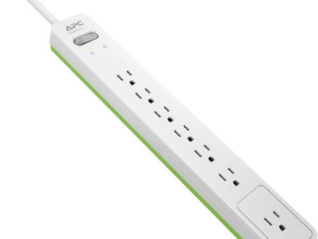 APC Essential SurgeArrest 7-Outlet Surge Protector (6 , White, 120V) Fashion