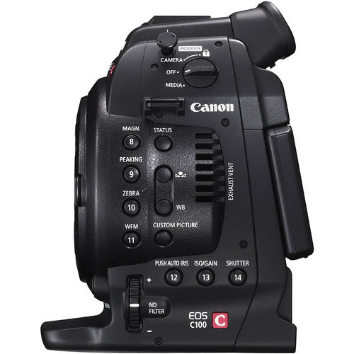 Canon EOS C100 Cinema EOS Camera (Body) Essential Kit USA on Sale