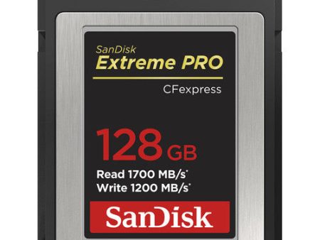 SanDisk 128GB Extreme PRO CFexpress Card Type B Supply