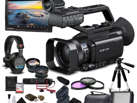 Sony PXW-X70 Professional XDCAM Compact Camcorder Starter Bundle For Cheap