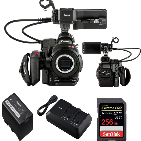 Canon Cinema EOS C300 Mark II Camcorder Body (PL Lens Mount) with Touch Focus Kit Supply