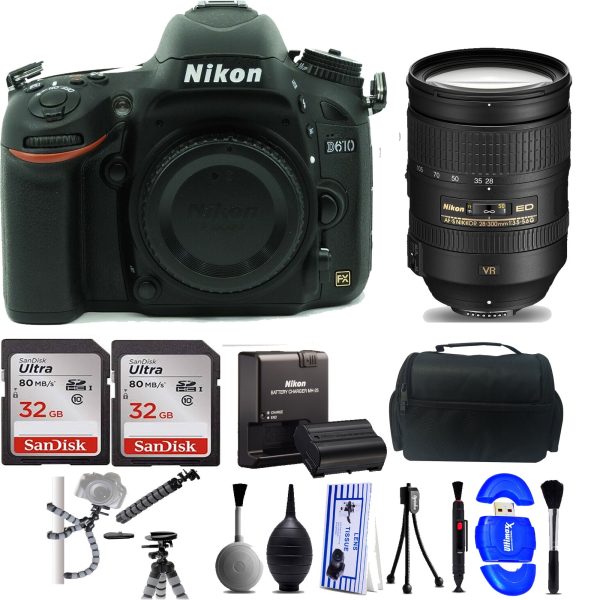 Nikon D600 DSLR Camera w  AF-S NIKKOR 28-300MM | 64GB MC | Case & More For Discount