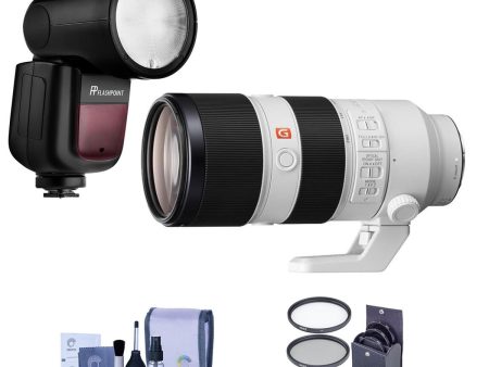 Sony FE 70-200mm f 2.8 GM OSS II Lens Flash Kit Discount