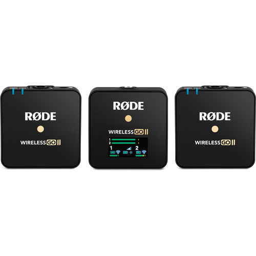 RODE Wireless GO II 2-Person Compact Digital Wireless Microphone System Recorder (2.4 GHz, Black) Online Hot Sale