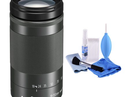 Canon EF-M 18-150mm f 3.5-6.3 IS STM Lens - with CLEANING KIT Discount