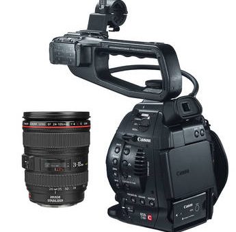 Canon EOS C100 Cinema EOS Camera w  Canon 24-105mm IS ii USM Lens Discount