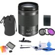 Canon EF-M 18-150mm f 3.5-6.3 IS STM Lens - with Accessory Bundle For Cheap